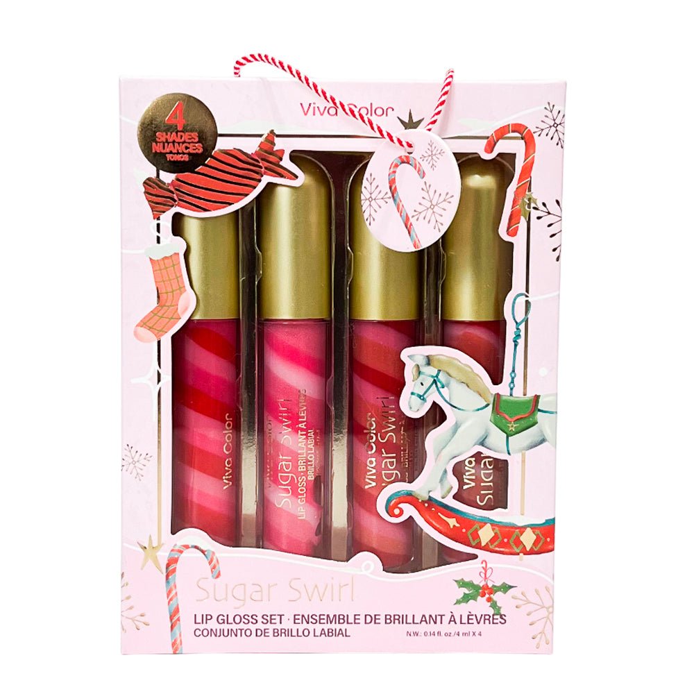 Lip Gloss Viva Color 4 Piezas Sugar Swirl 2 Tonos - Viva Color - Titan.com.pa - 628049844029