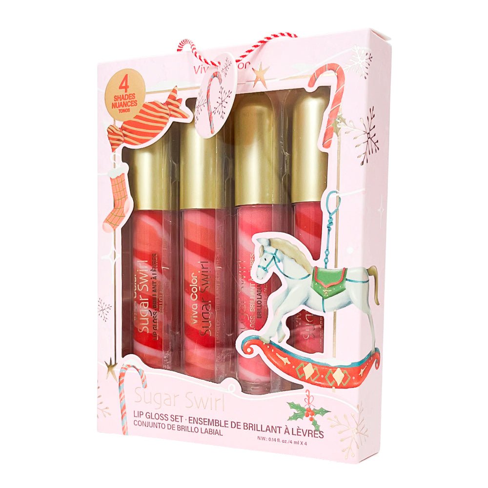 Lip Gloss Viva Color 4 Piezas Sugar Swirl 2 Tonos - Viva Color - Titan.com.pa - 628049844029