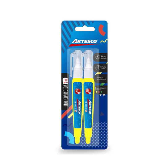 Líquido Corrector Artesco de 4 ml 2 Piezas