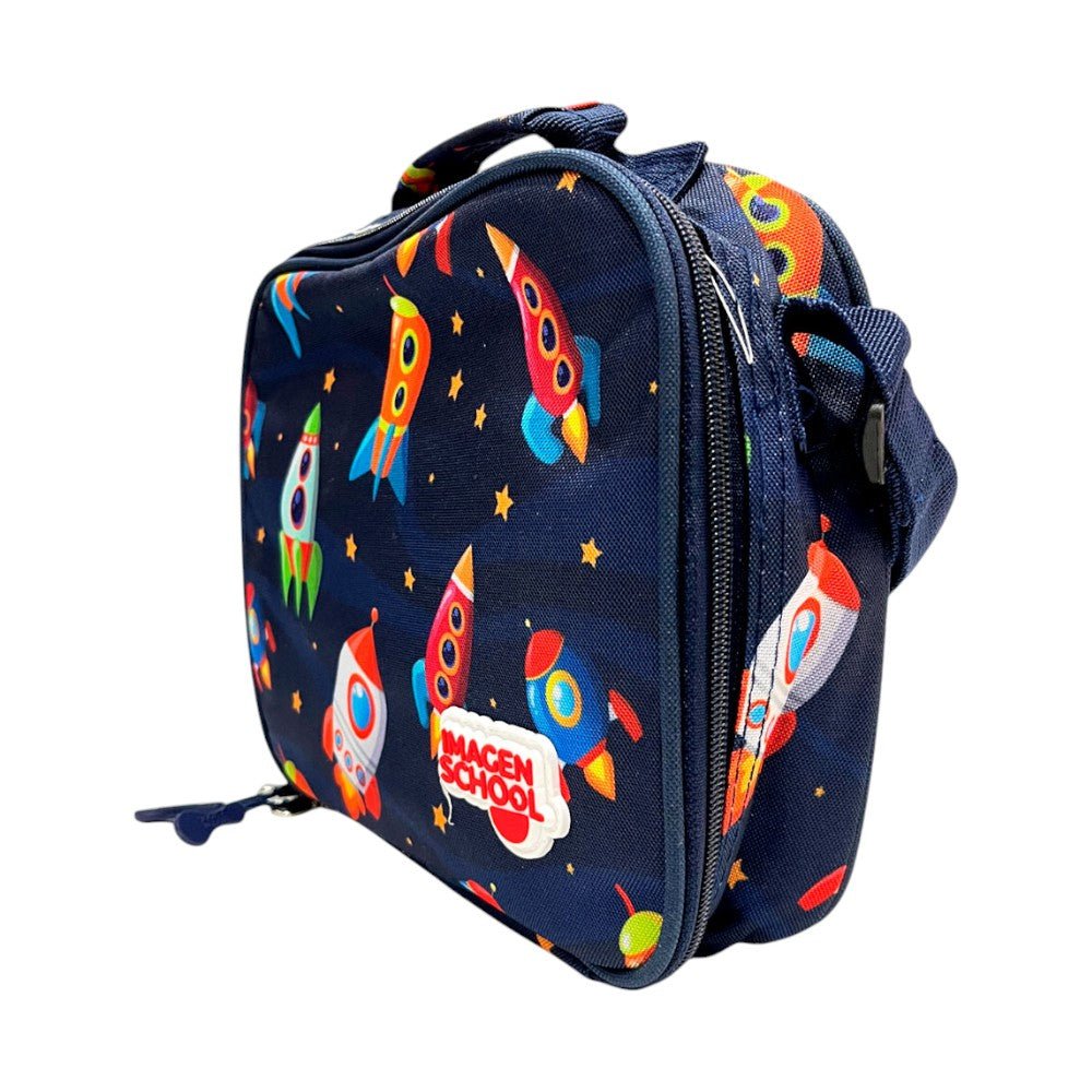 Lonchera Escolar Imagen School Para Niño / Estampado Espacial - Imagen School - Titan.com.pa - 2100000777822