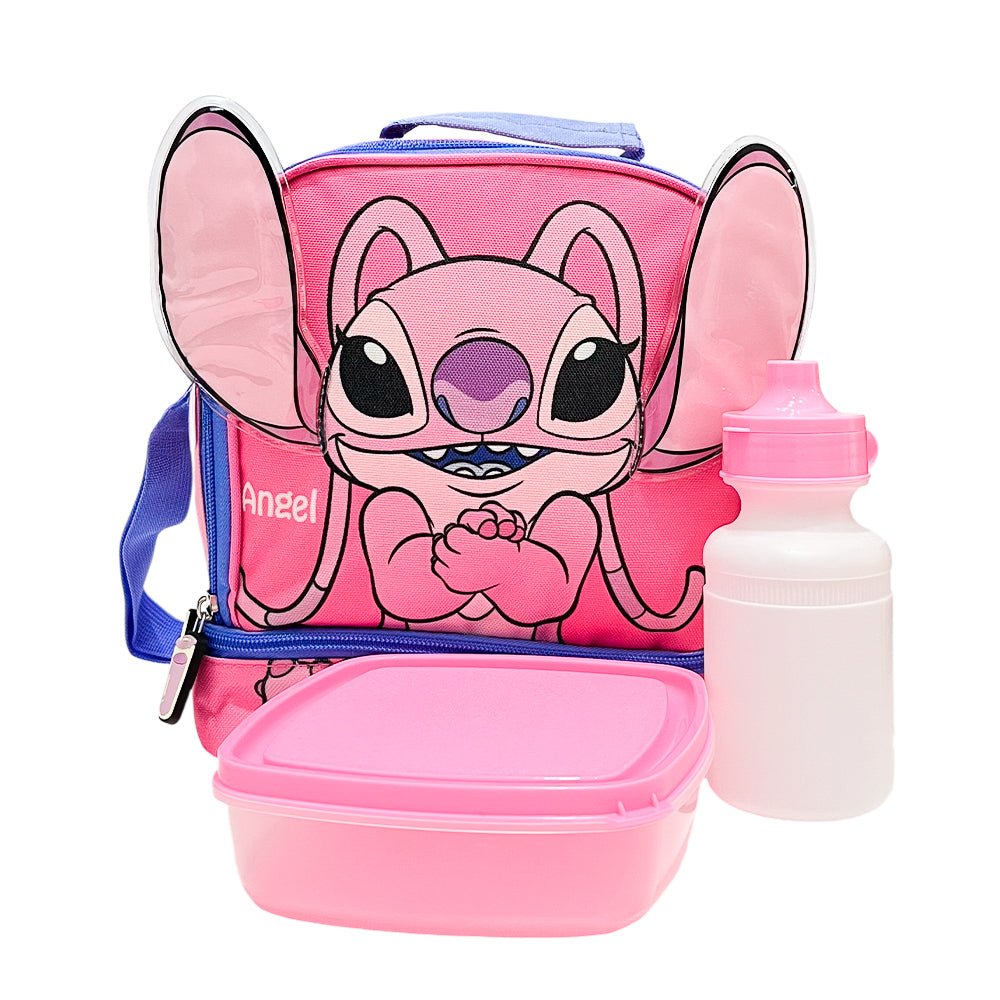 Lonchera Escolar Stitch / Angela con Accesorios - Stitch - Titan.com.pa - 7450217150815