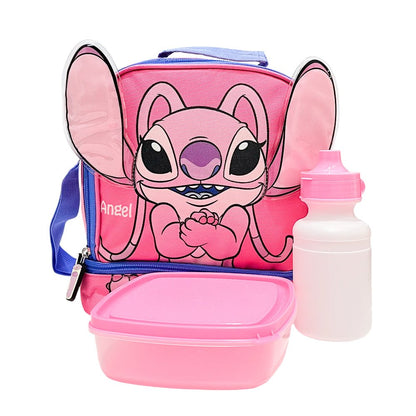 Lonchera Escolar Stitch / Angela con Accesorios - Stitch - Titan.com.pa - 7450217150815