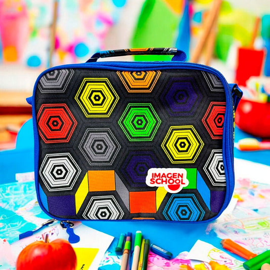 Lonchera Imagen School Para Niño / Estampado Geométrico / Surtida - Imagen School - Titan.com.pa - 2100000600861