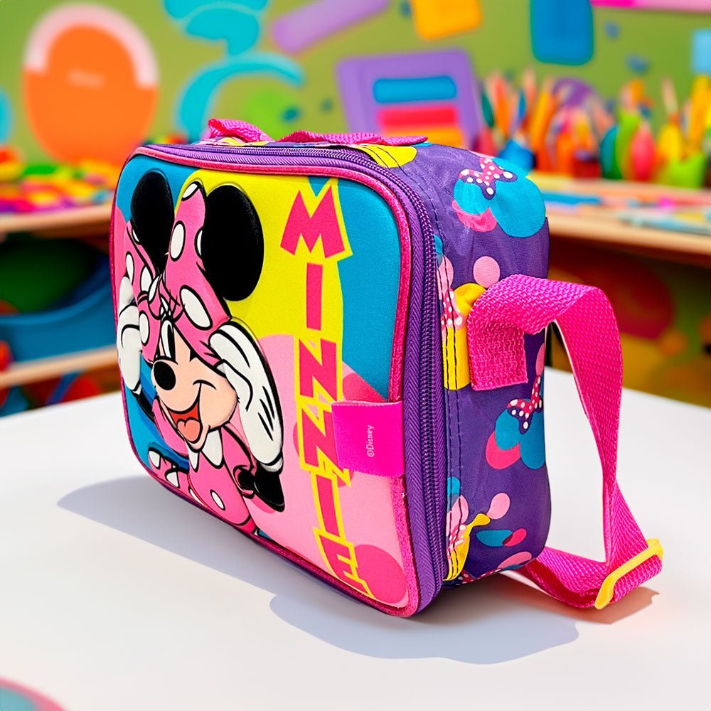 Lonchera Minnie Mouse 3D Con Accesorios - Minnie Mouse - Titan.com.pa - 8338023033197