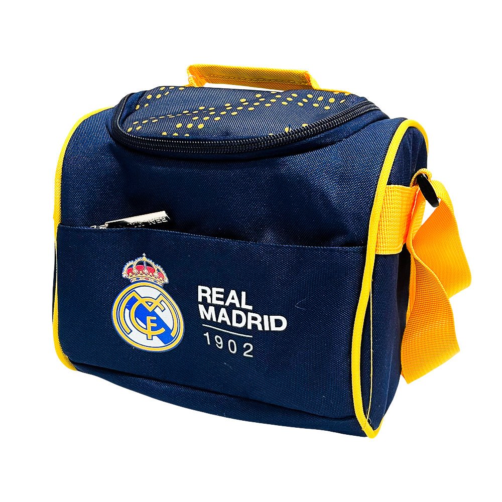 Lonchera Real Madrid 20 X 18.5 X 15 CM/Azul/Amarillo - Real Madrid - Titan.com.pa - 7450200259334