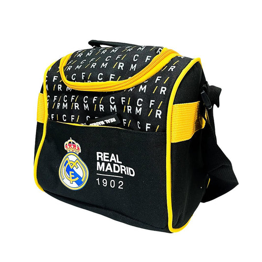 Lonchera Real Madrid 20 X 18.5 X 15 CM/Negro/Amarillo - Real Madrid - Titan.com.pa - 7450200259396