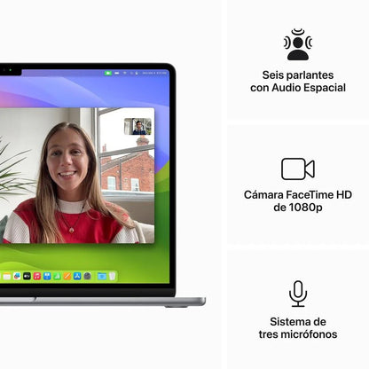 MacBook Air 15 pulg con chip M3, pantalla Liquid Retina, hasta 18 h de batería y diseño super portátil en Titán Panamá.