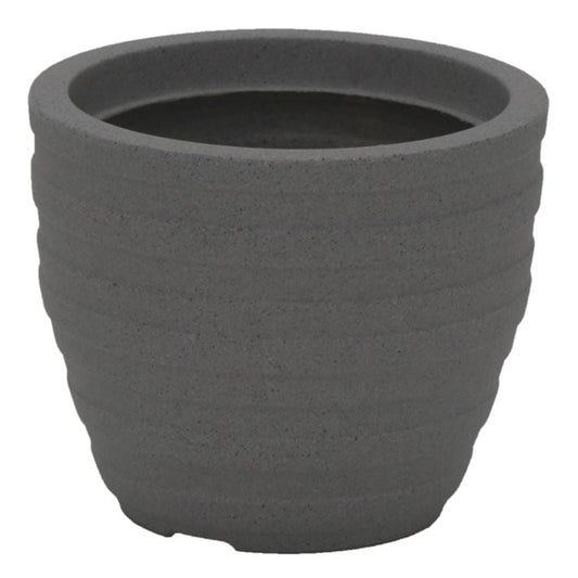 Maceta Tramontina Inca 24 cm de Polietileno Hormigón