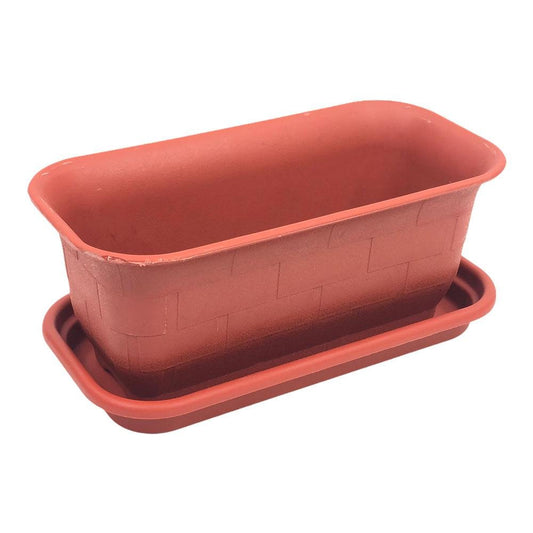 Macetero Consuplast Terracota Rectangular 29 cm x 12 cm