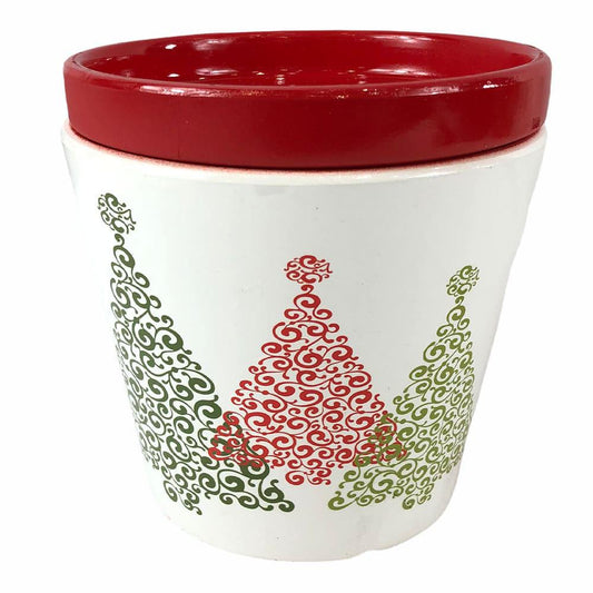 Macetero Miro Christmas de Cerámica 14 cm x 12 cm - Surtido
