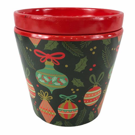 Macetero Miro Christmas de Cerámica 14 cm x 12 cm - Surtido