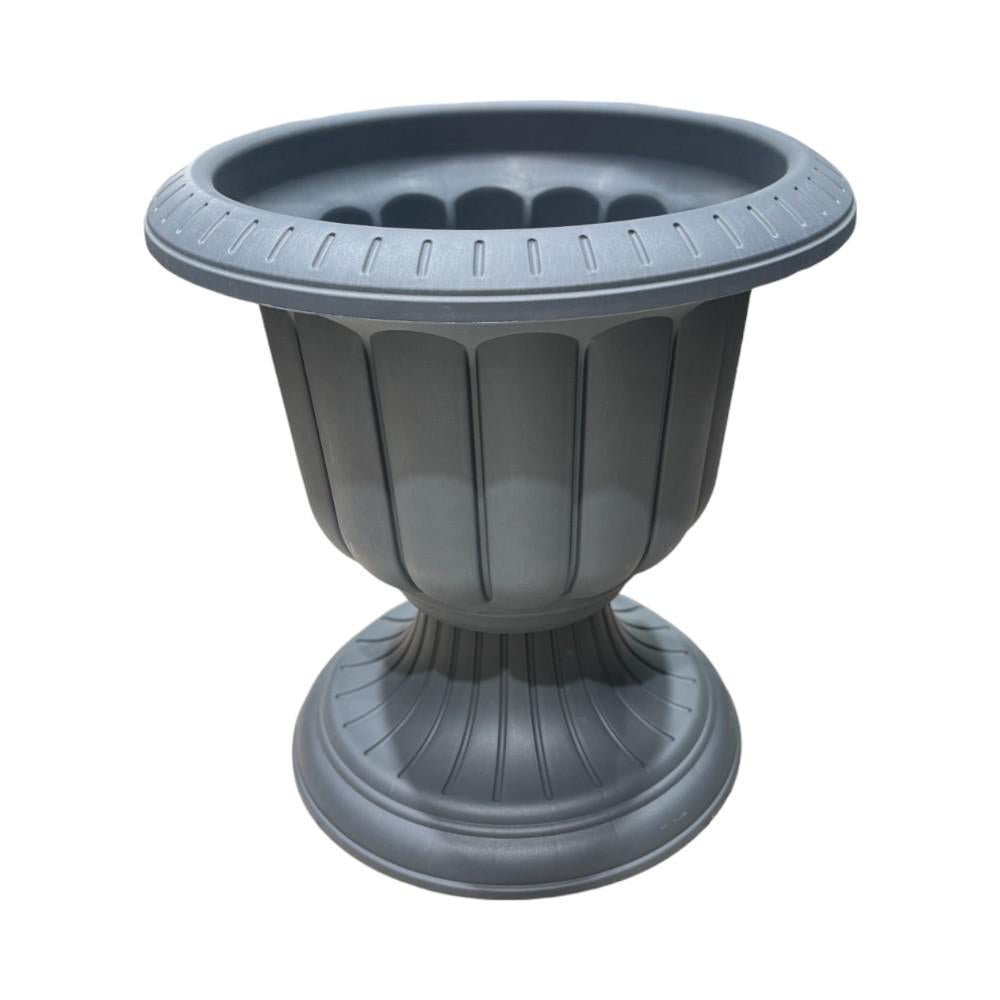 Macetero Plástico Serinova N°3 Redondo de 24" Gris