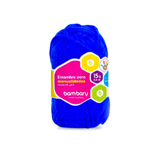 Madeja de Lana Bambary Azul 15 g