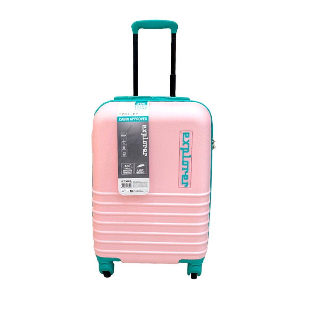 Maleta Lisa Chica Koopman Con Ruedas - Rosada - Koopman - Titan.com.pa - 8720573565448