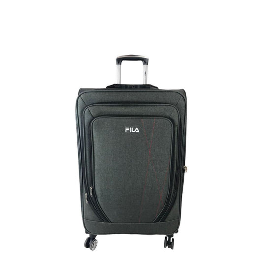Maleta Lisa Fila Gris Oscuro 19" de 8 Ruedas