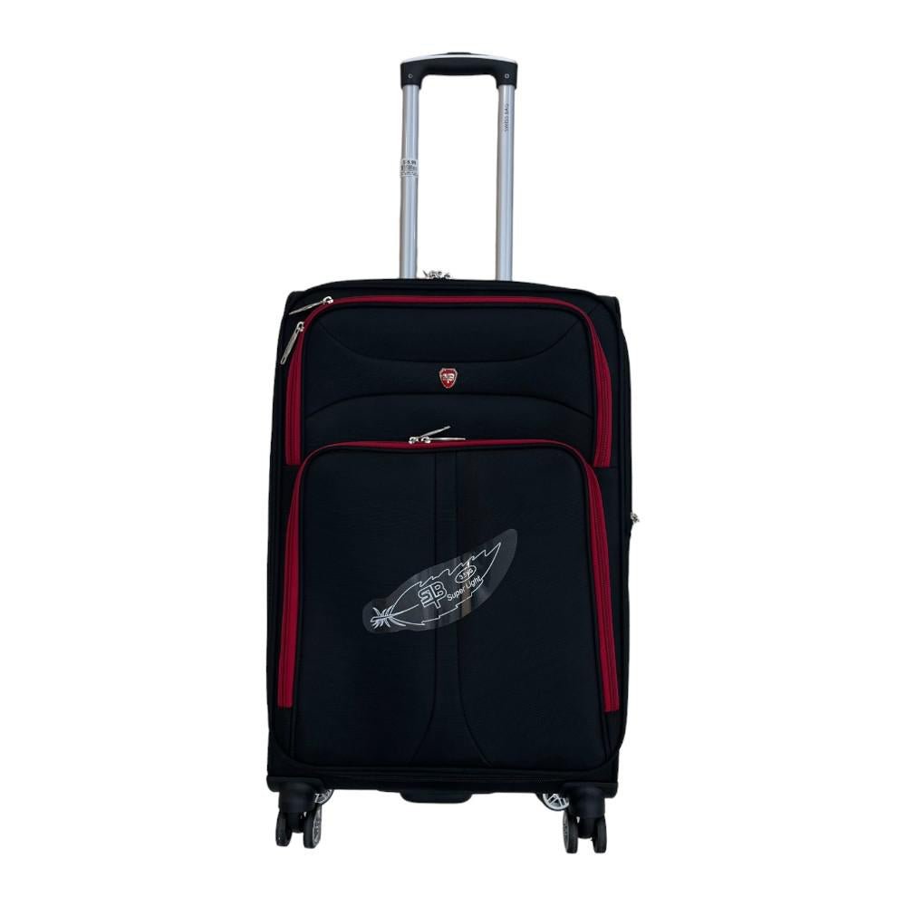 Maleta Lisa SB/SIB de 24" Negra Con Rueda