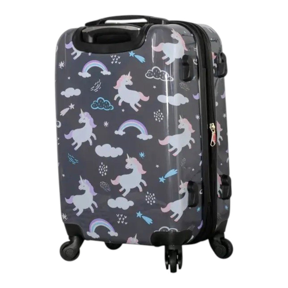 Maleta rígida Olympia 20 pulgadas con diseño de unicornio HD-3621