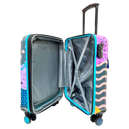 Maleta Para Viaje Clipper Club de 20" / Estampada Coral / Con Ruedas - Clipper Club - Titan.com.pa - 8338023059012