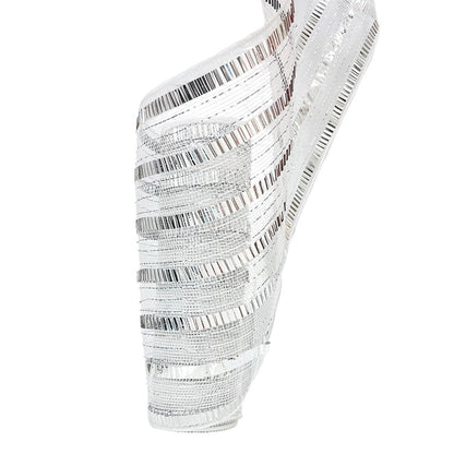 Malla Navideña Blanco - Plata / 27 x 10 Yardas / Miro Christmas - Miro Christmas - Titan.com.pa - 7450206256368