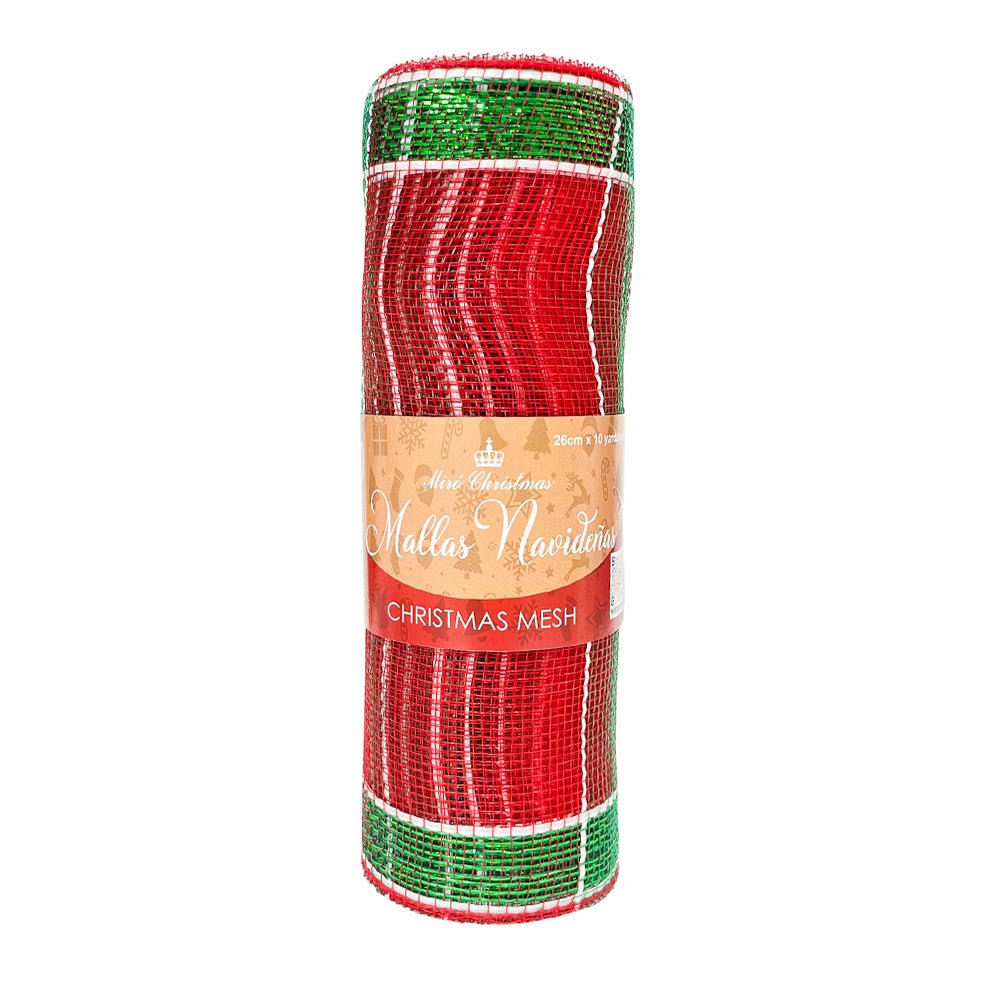 Malla Navideña Red/Green 27 x 10 Yards / Miro Christmas - Miro Christmas - Titan.com.pa - 7450206257808