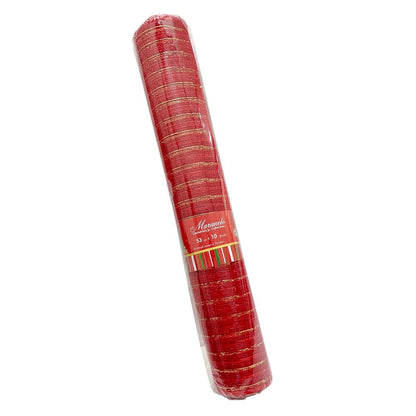 Malla Rojo/Dorado 53 CM / 10 Yardas - Maranelo Christmas