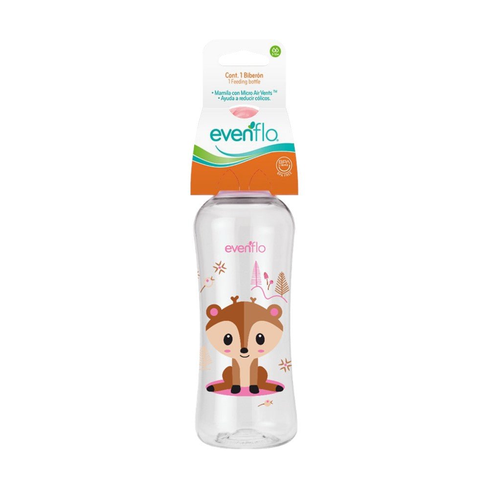 Mamadera Plástica Evenflo Dreams 8 Onzas / Libre de BPA / Surtido - Evenflo - Titan.com.pa - 7501027513601