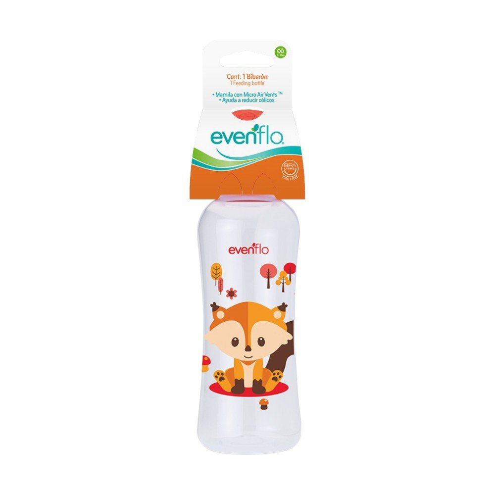 Mamadera Plástica Evenflo Dreams 8 Onzas / Libre de BPA / Surtido - Evenflo - Titan.com.pa - 7501027513601