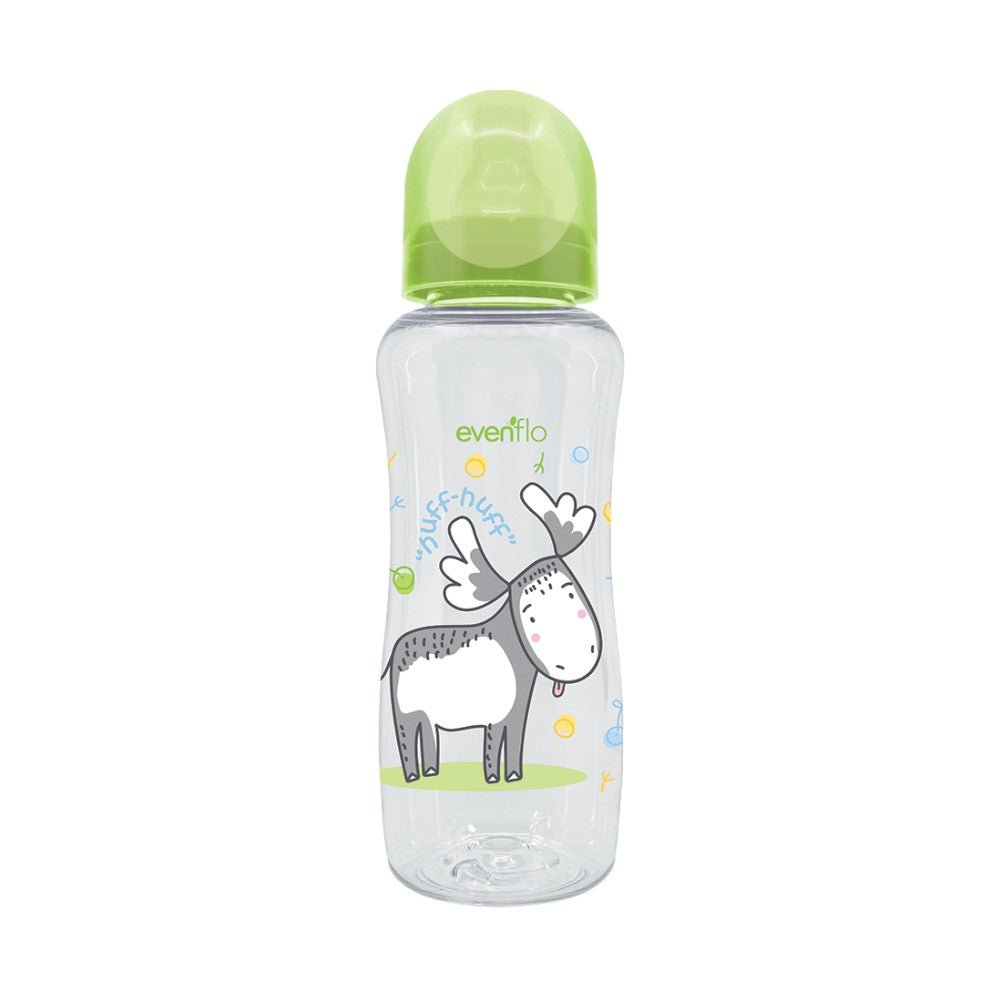 Mamadera Plástica Evenflo Zoo Friend 8 Onzas / Libre de BPA / Surtido - Evenflo - Titan.com.pa - 7501027513014