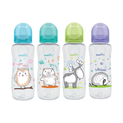 Mamadera Plástica Evenflo Zoo Friend 8 Onzas / Libre de BPA / Surtido - Evenflo - Titan.com.pa - 7501027513014