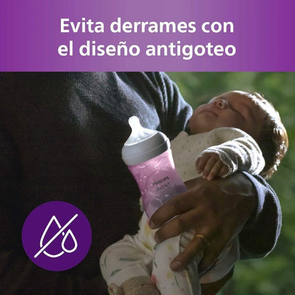 Mamaderas 3 Piezas Avent / Natural Response / Pink - Avent - Titan.com.pa - 8720689014106