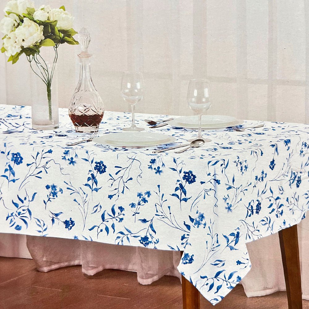 Mantel de Mesa Home Elegance Positano 54" x 90" - Azul - Home Elegance - Titan.com.pa - 2100000339457