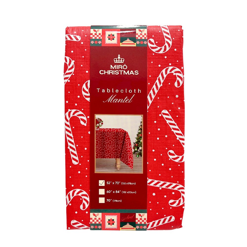 Mantel De Peva 132 X 178 CM Rojo/Blanco - Miro Christmas