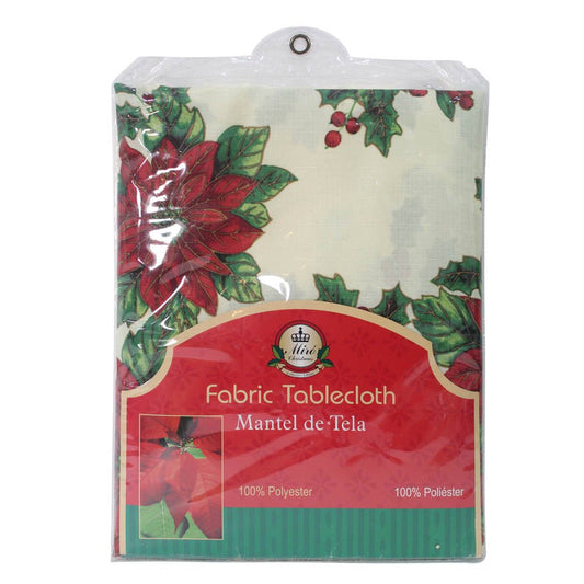 Mantel de Tela Navideño Miró Christmas Redondo 70"