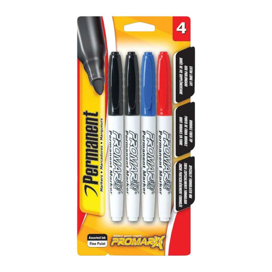 Marcador Permanente Promarx / 4 Piezas - Promarx - Titan.com.pa - 087508037929