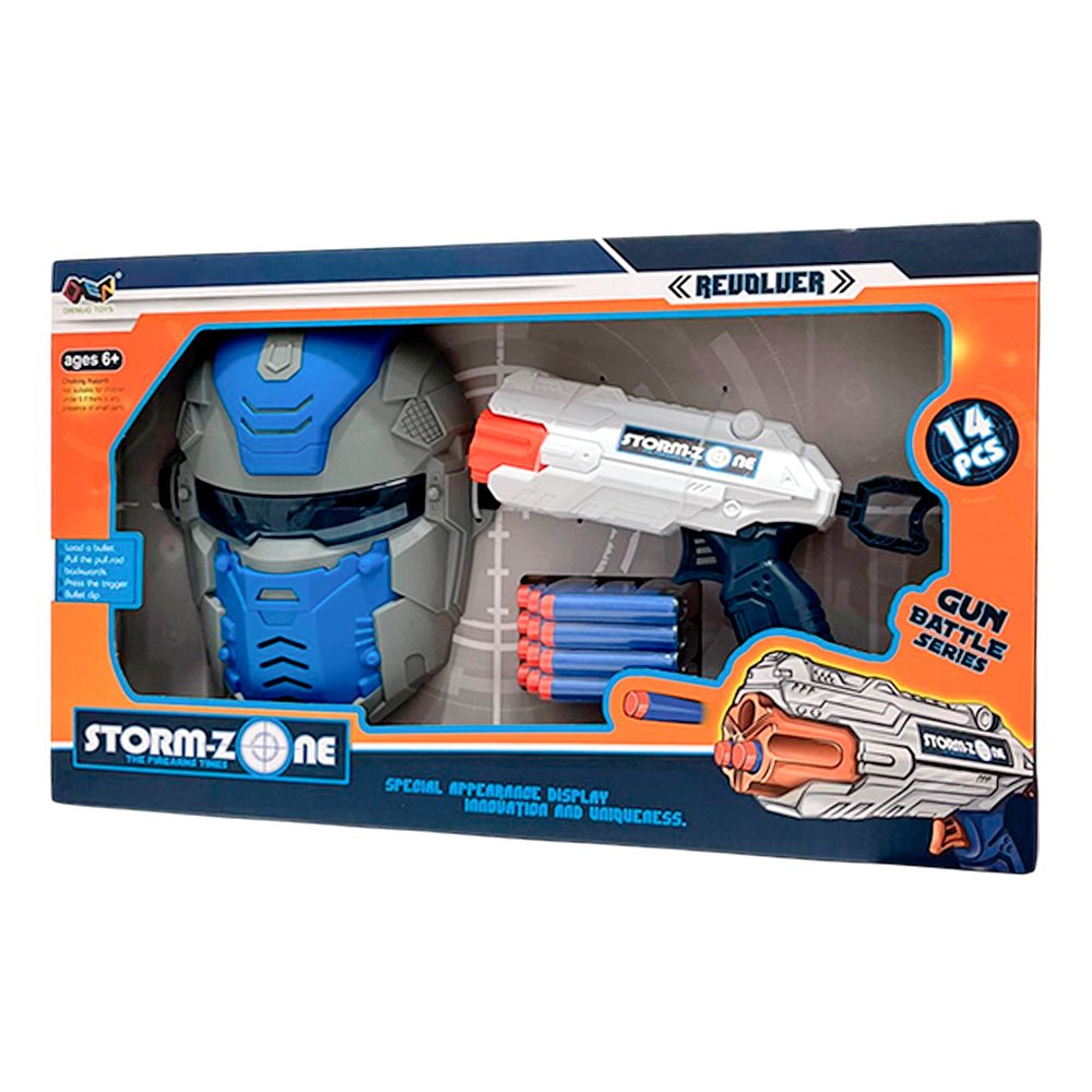 Máscara Espacial Y Pistola Lanzador 14 Piezas/Surtido - Star Toys