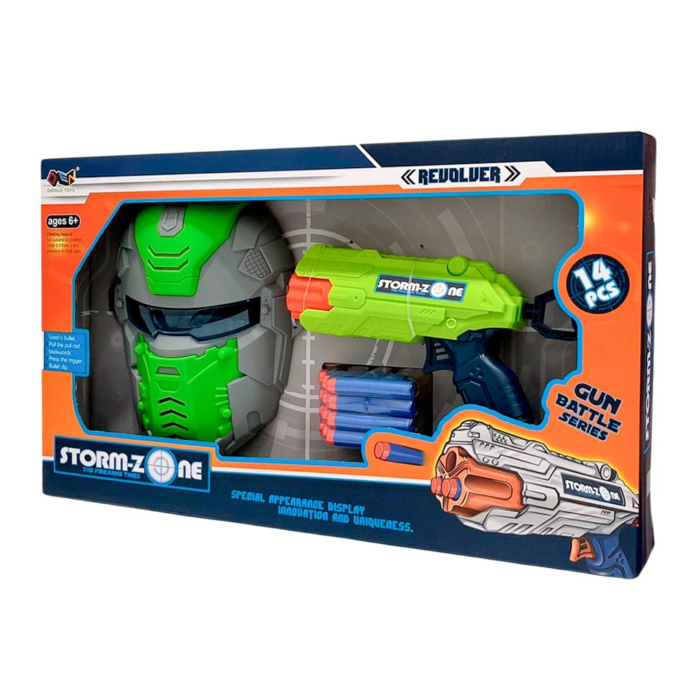 Máscara Espacial Y Pistola Lanzador 14 Piezas/Surtido - Star Toys