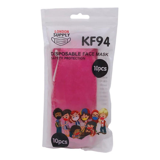 Mascarilla Desechable KF94 London Para Niña 10 Piezas