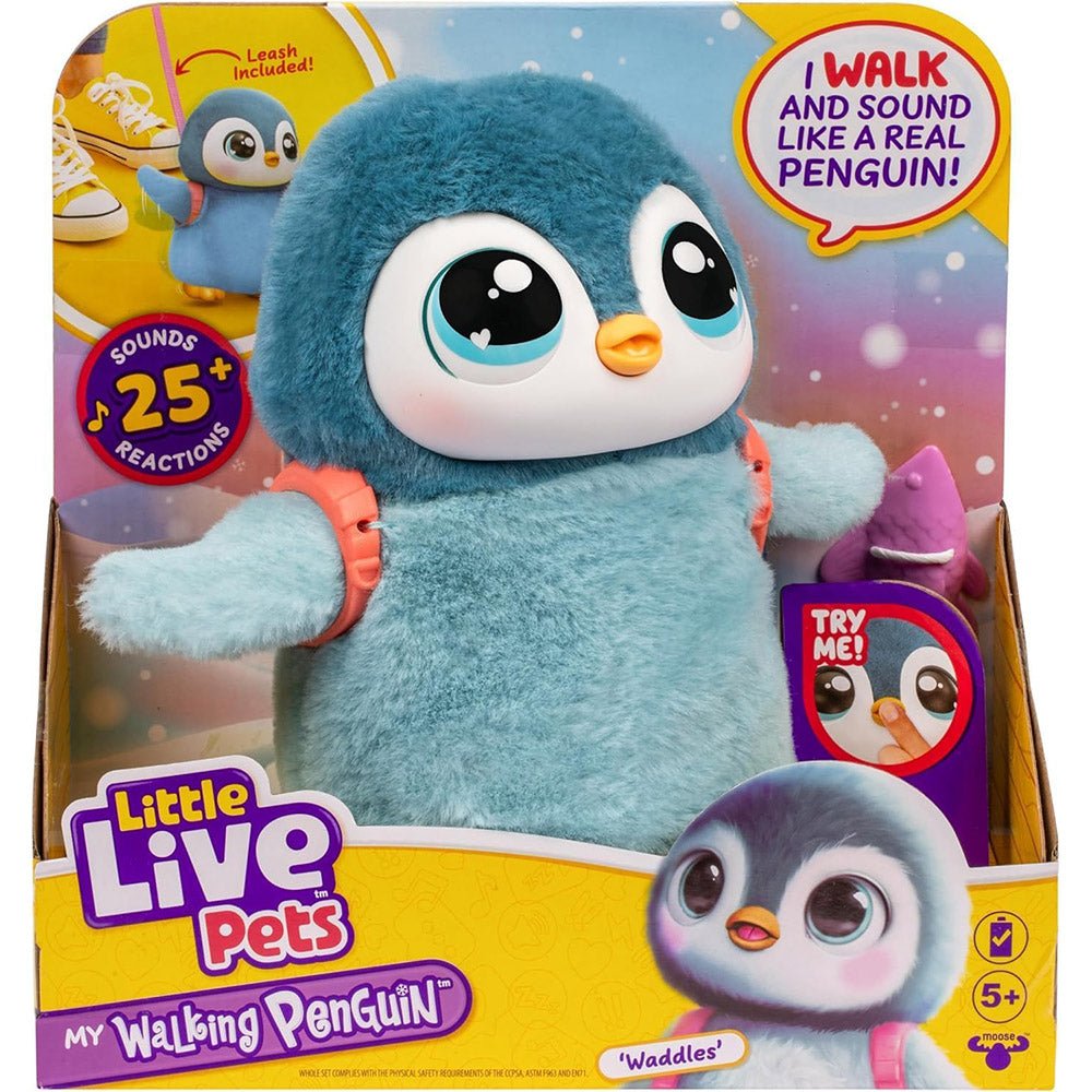 Mascota Pingüino Little Live Pets – Waddles - Little Live Pets - Titan.com.pa - 630996265352