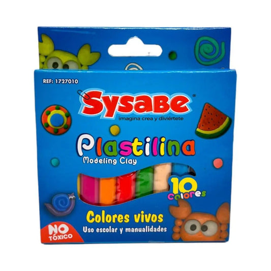 Masilla de Barra Sysabe 10 Colores / Surtidos - Sysabe - Titan.com.pa - 7591213009889