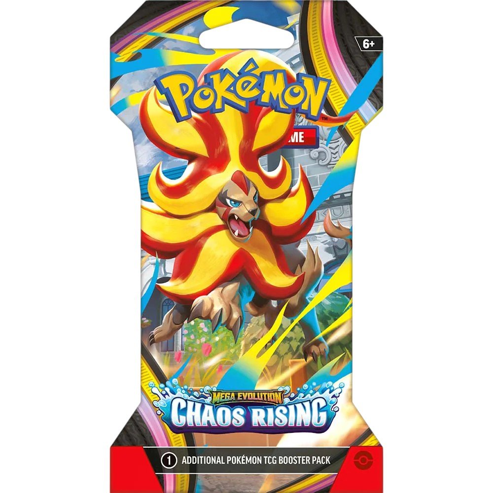 ME04 Mega Evol Pokémon Chaos Rising Sleeved Booster - Pokemon - Titan.com.pa - 196214140424