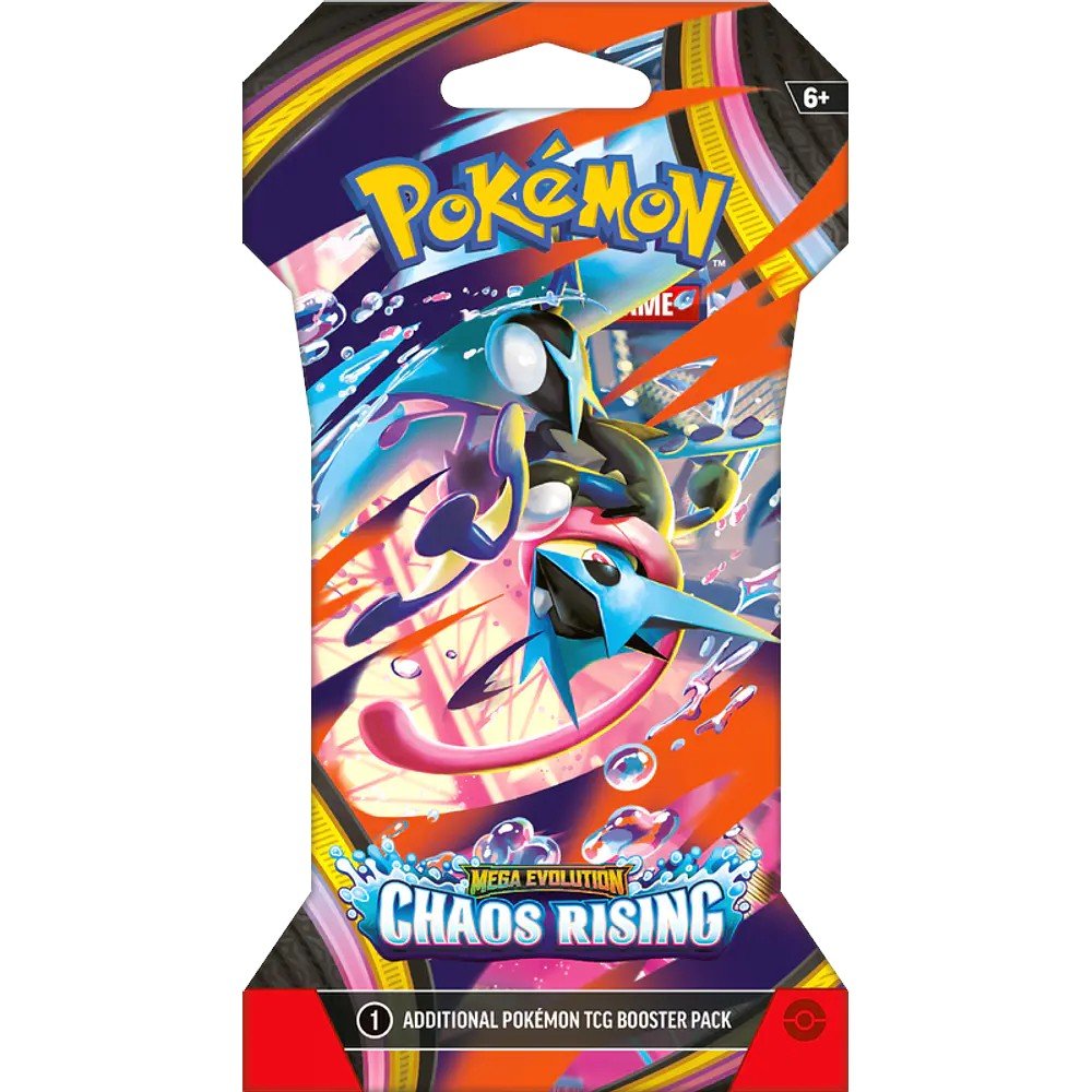 ME04 Mega Evol Pokémon Chaos Rising Sleeved Booster - Pokemon - Titan.com.pa - 196214140424