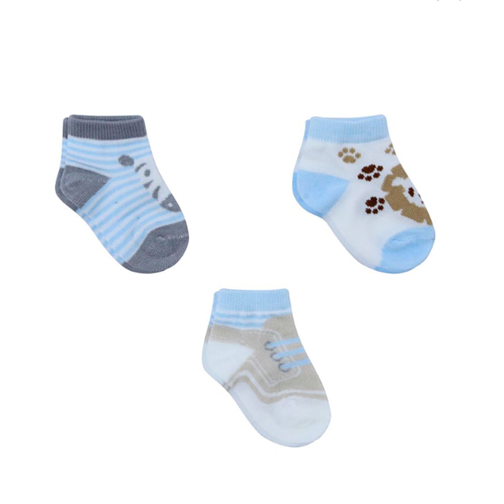 Medias Euro Baby Para Bebé Niño 6 - 12 Meses 3 Piezas 5 - Euro Baby - Titan.com.pa - 7450116009979