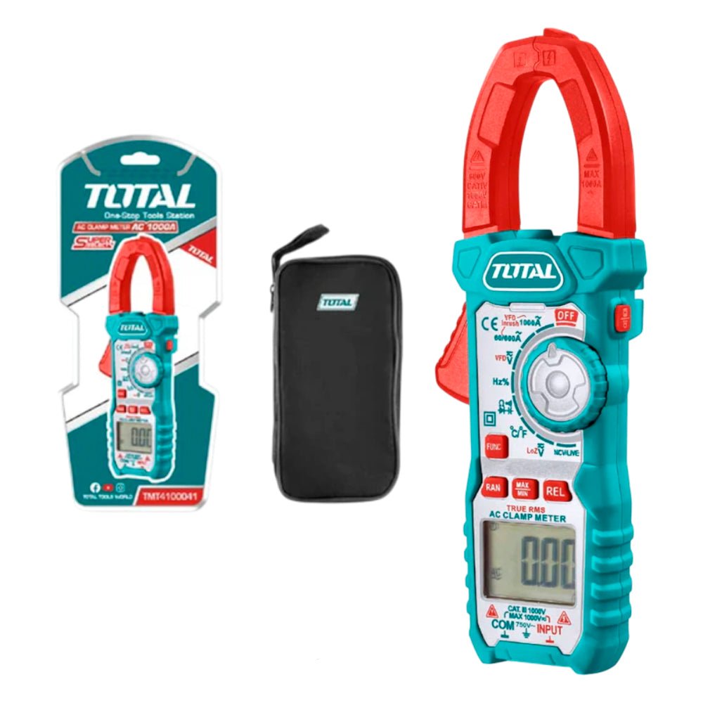 Medidor Amperimetro Total AC Digital 1000Amp, 6000 Cuentas. - Total - Titan.com.pa - 6941639868538