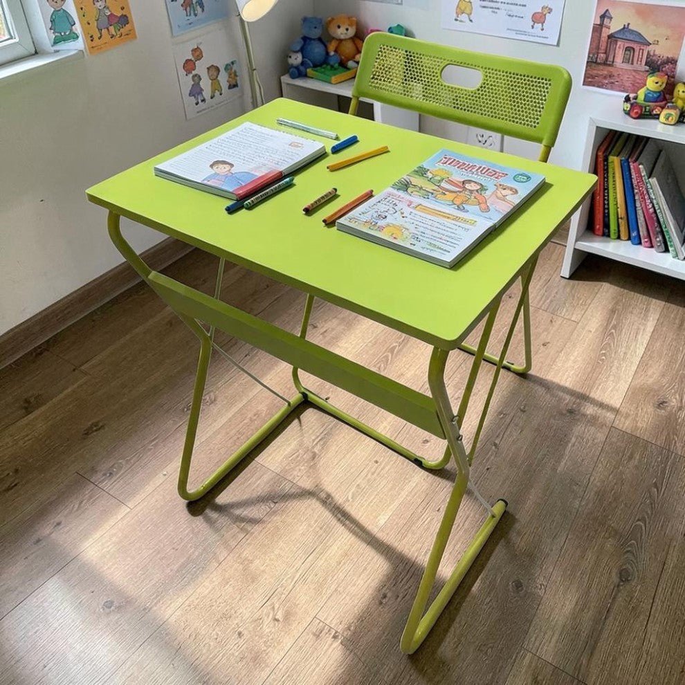 Mesa Con Silla Plegable Elements Furniture de Mdf y Metal / Verde - Elements Furniture - Titan.com.pa - 2100000826414