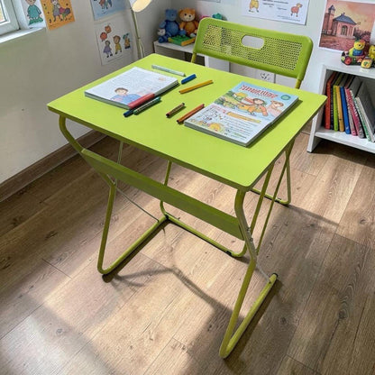 Mesa Con Silla Plegable Elements Furniture de Mdf y Metal / Verde - Elements Furniture - Titan.com.pa - 2100000826414