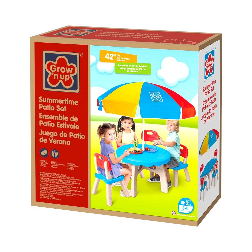 Mesa de Jardín Grown Up Set Sillas + Sombrilla - Grown Up - Titan.com.pa - 833186004636