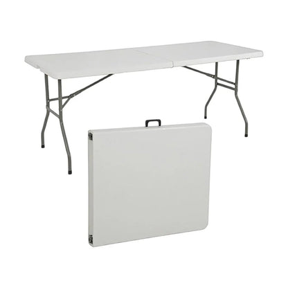 Mesa plegable 6FT HS-NZ180 de 183 cm de largo.