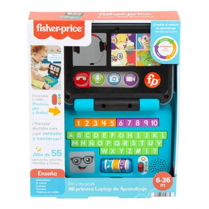 Mi Primera Laptop de Aprendizaje Fisher-Price Ríe y Aprende - Fisher Price - Titan.com.pa - 194735059775