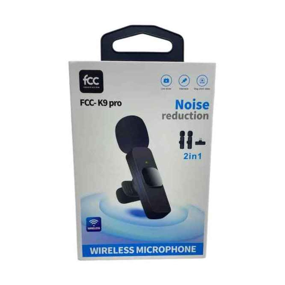 Micrófono Inalámbrico FCC con Entrada USB Tipo-C 2 Piezas - FCC - 11057226