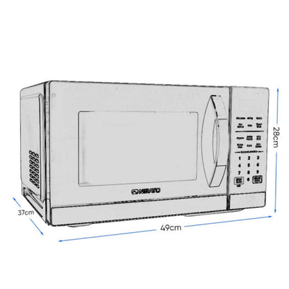 Microonda Nisato 1.0 Pies Cúbicos Con Air Fryer 30Lt - Negro - Nisato - Titan.com.pa - 112100008104